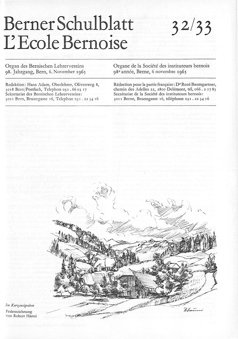 Buchumschlag - Heft 32-33