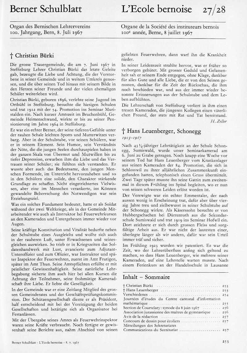 Buchumschlag - Heft 27-28