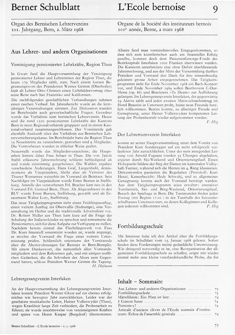 Buchumschlag - Heft 9