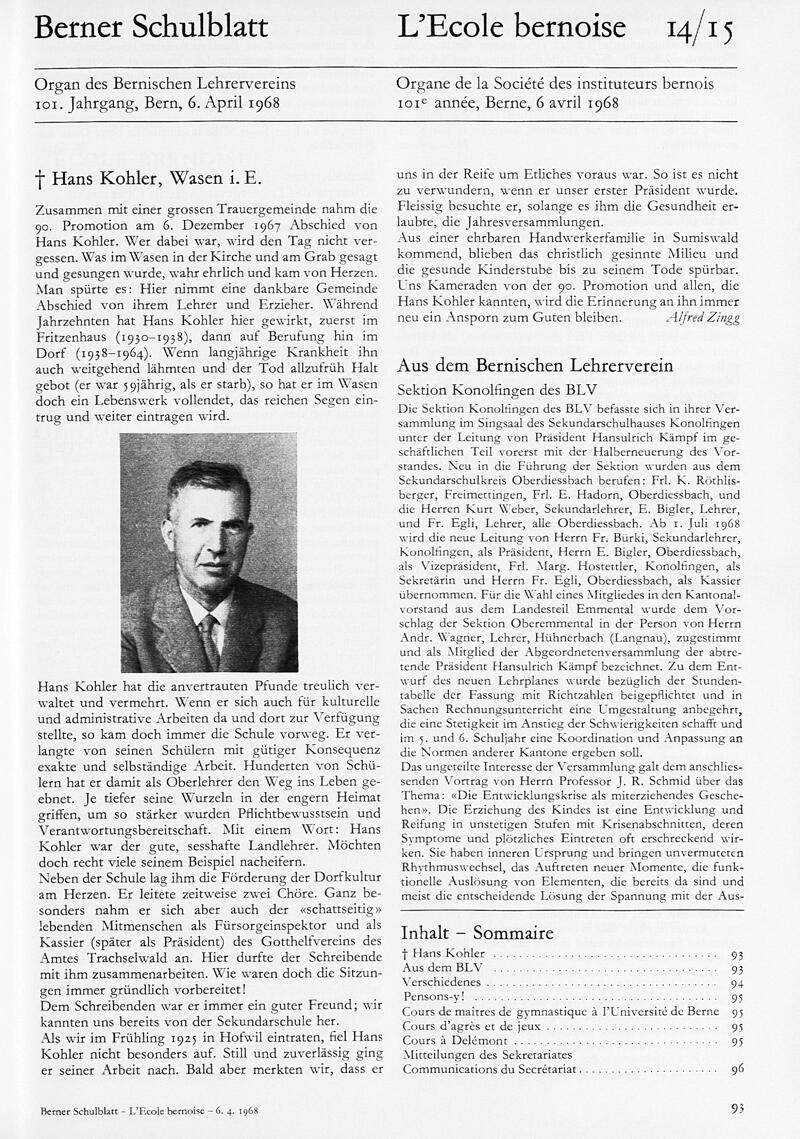 Buchumschlag - Heft 14-15