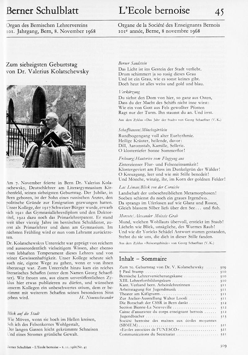 Buchumschlag - Heft 45