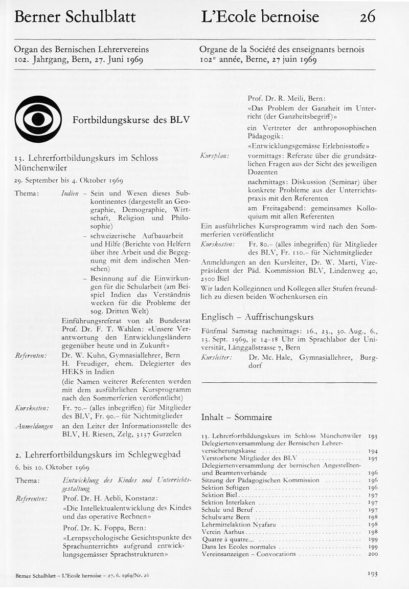 Buchumschlag - Heft 26