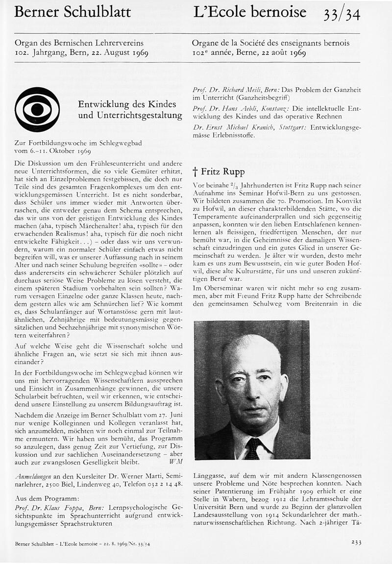 Buchumschlag - Heft 33-34