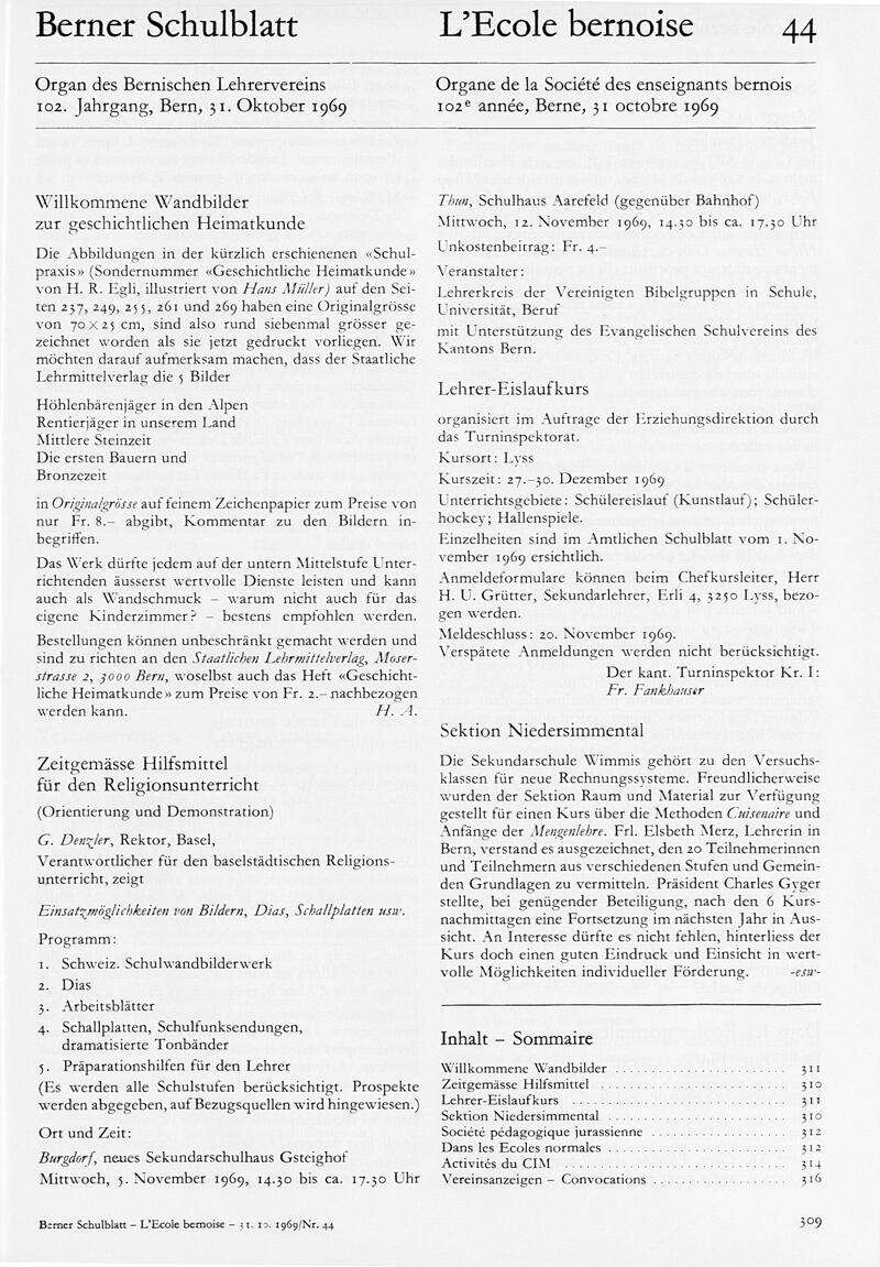 Buchumschlag - Heft 44