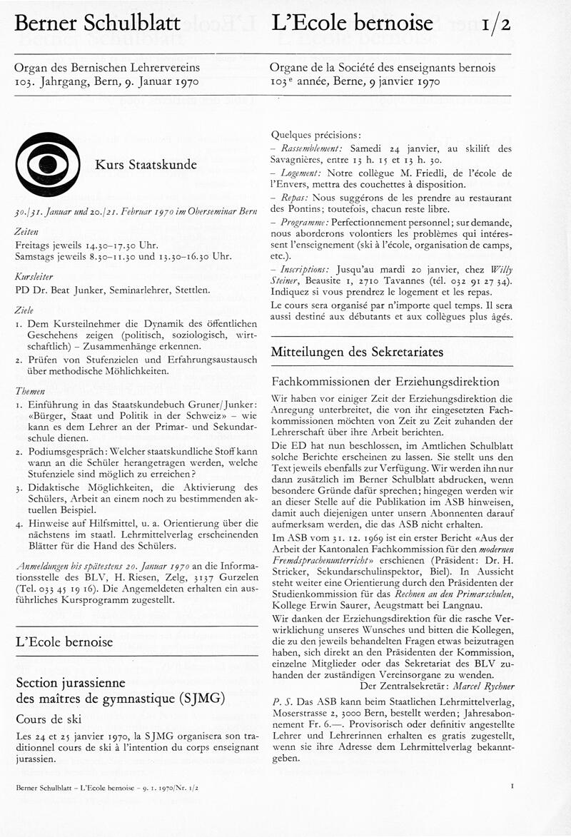 Buchumschlag - Heft 1-2