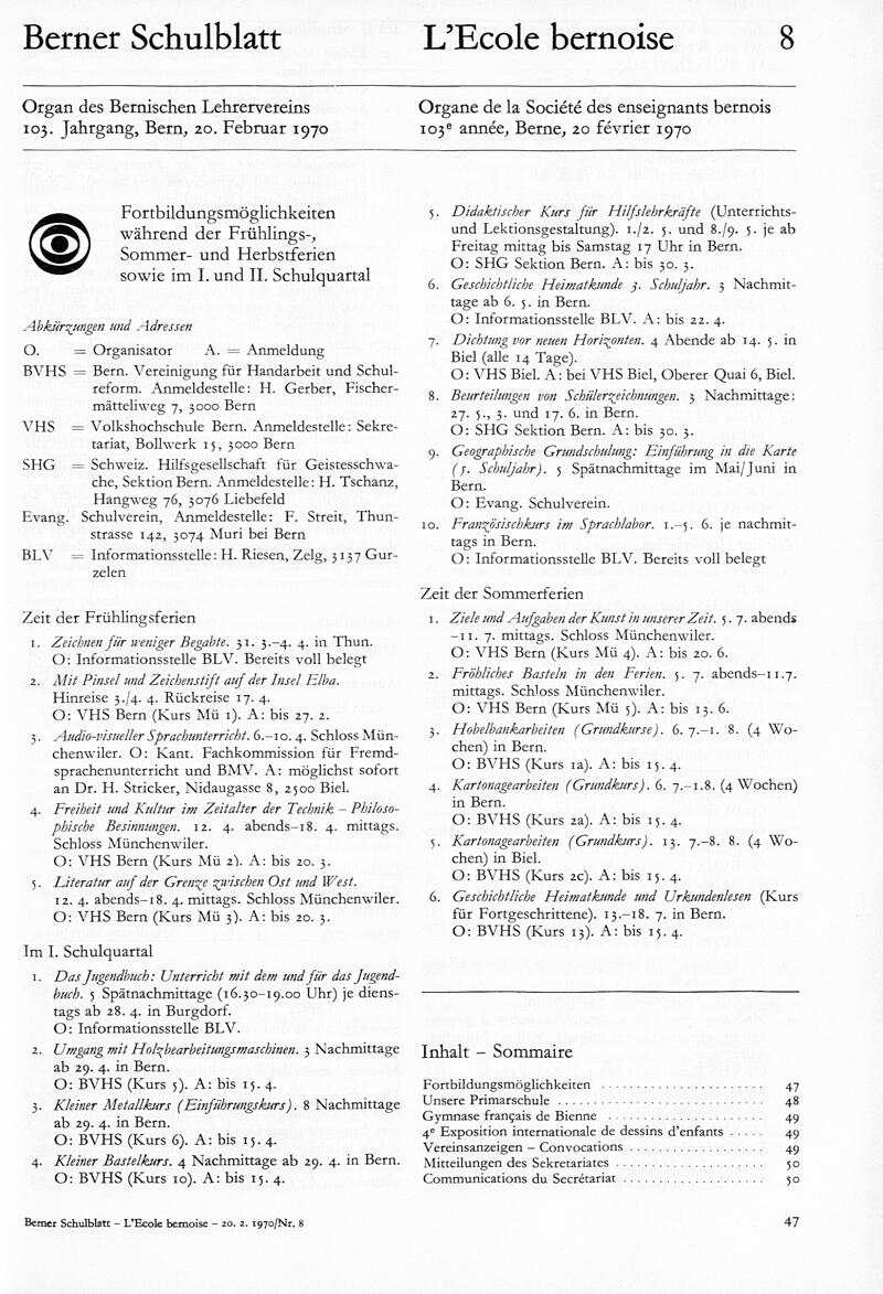 Buchumschlag - Heft 8