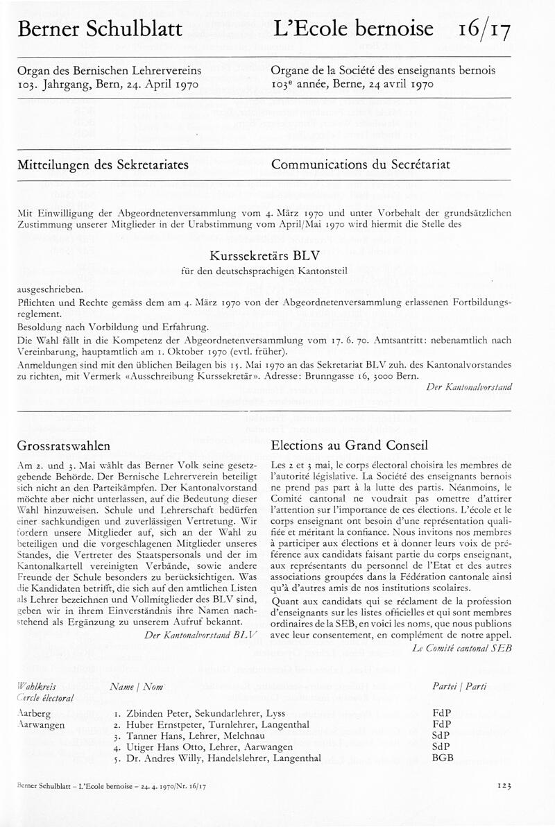 Buchumschlag - Heft 16-17