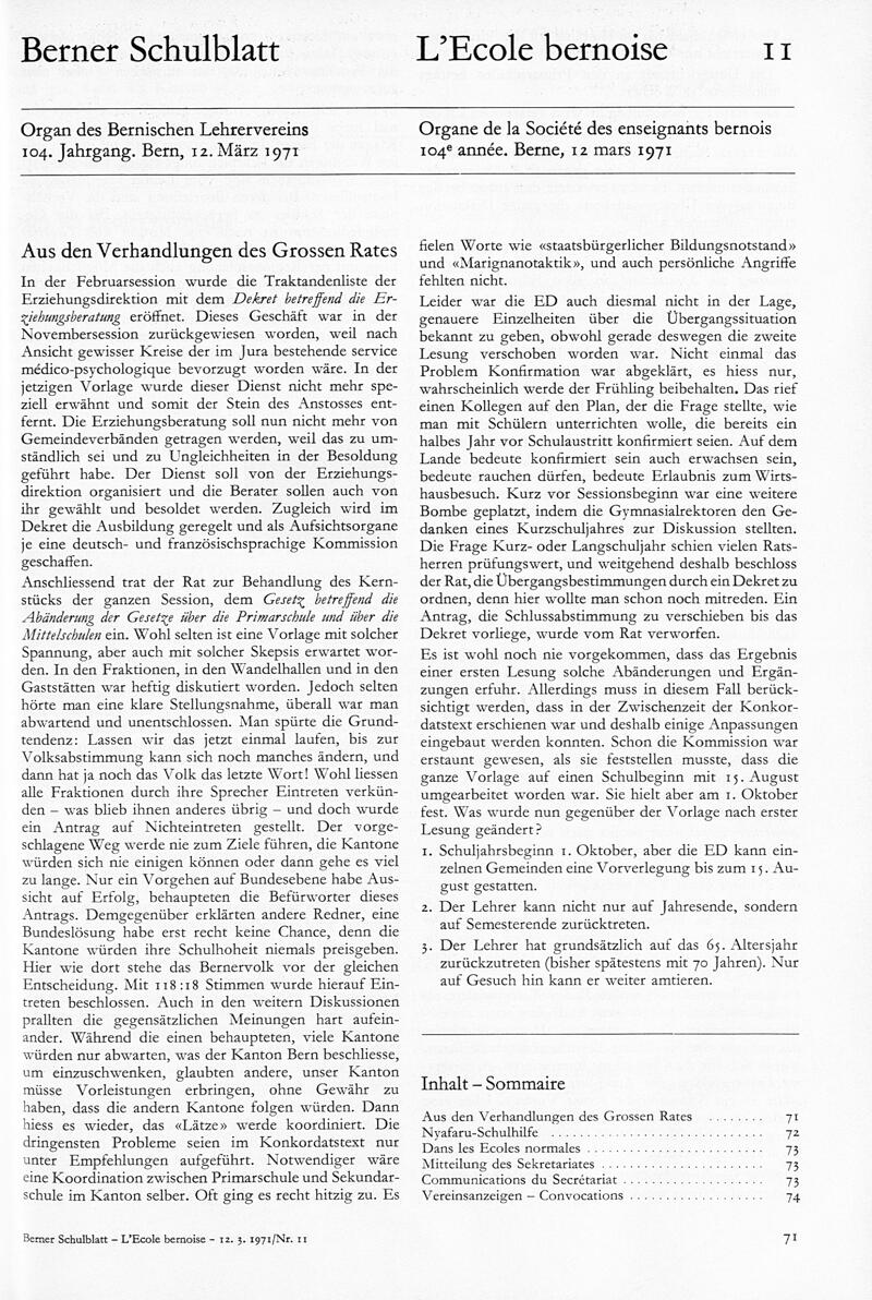 Buchumschlag - Heft 11