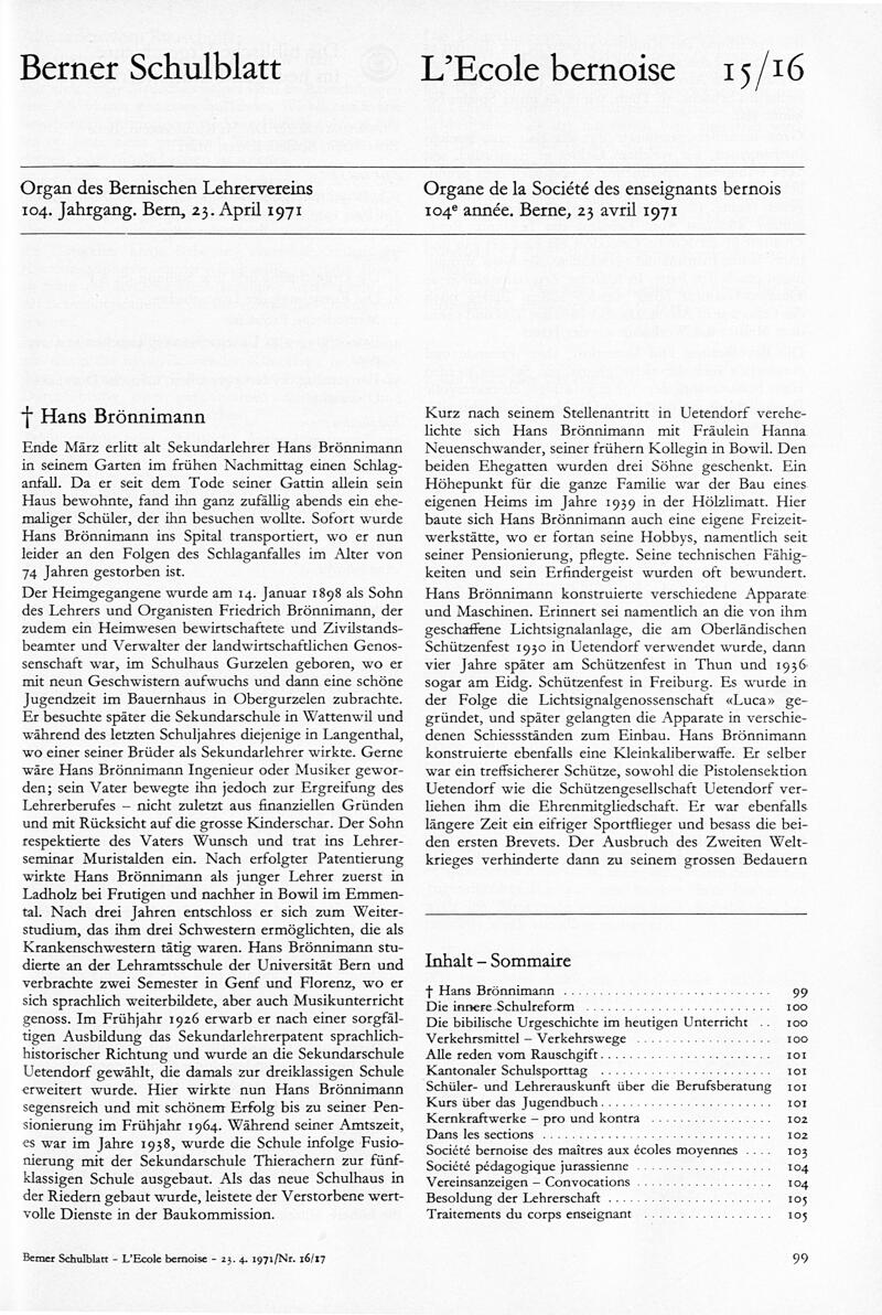 Buchumschlag - Heft 15-16