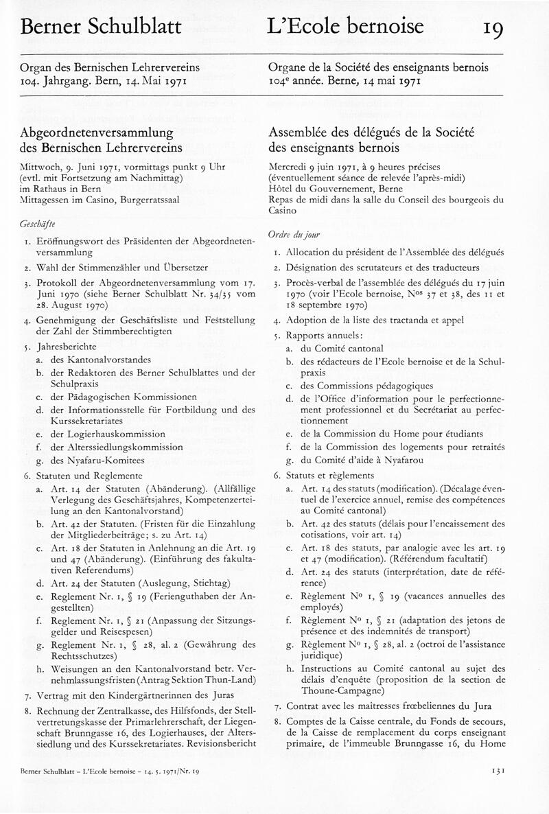 Buchumschlag - Heft 19