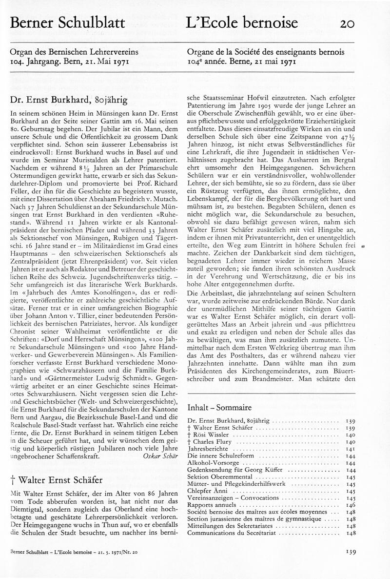 Buchumschlag - Heft 20