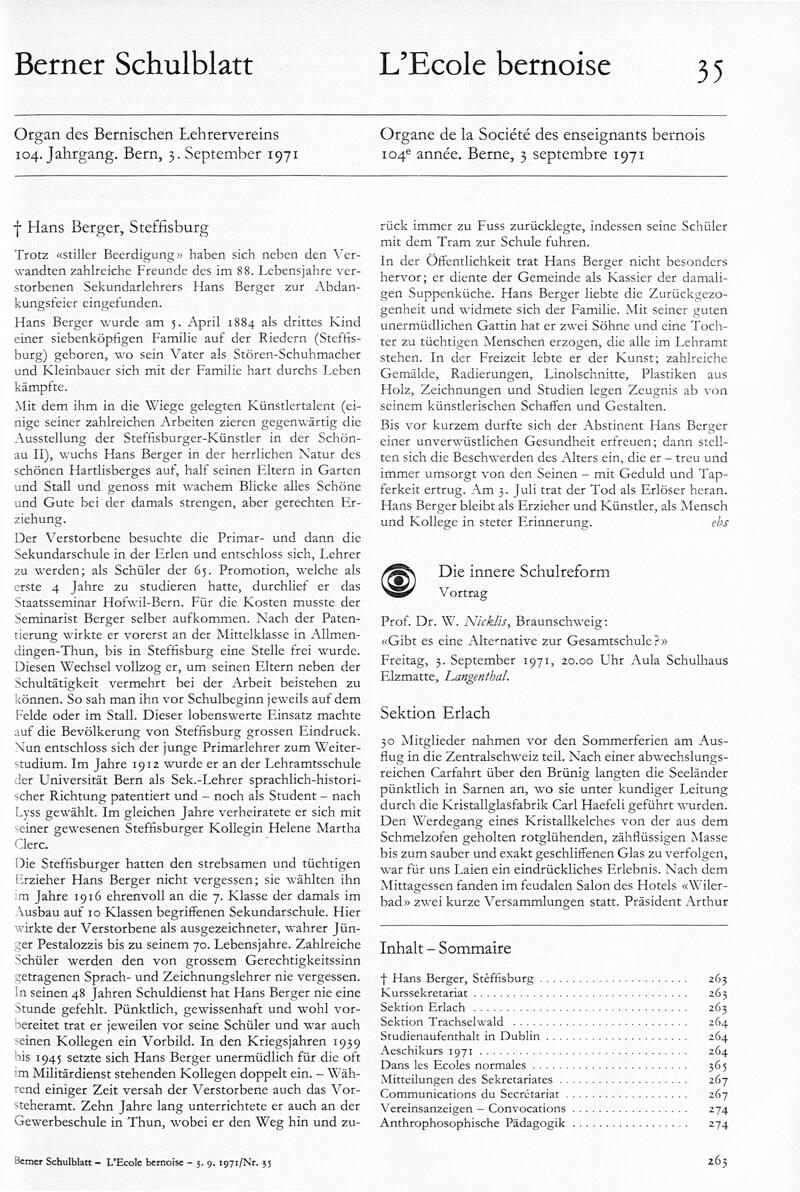 Buchumschlag - Heft 35