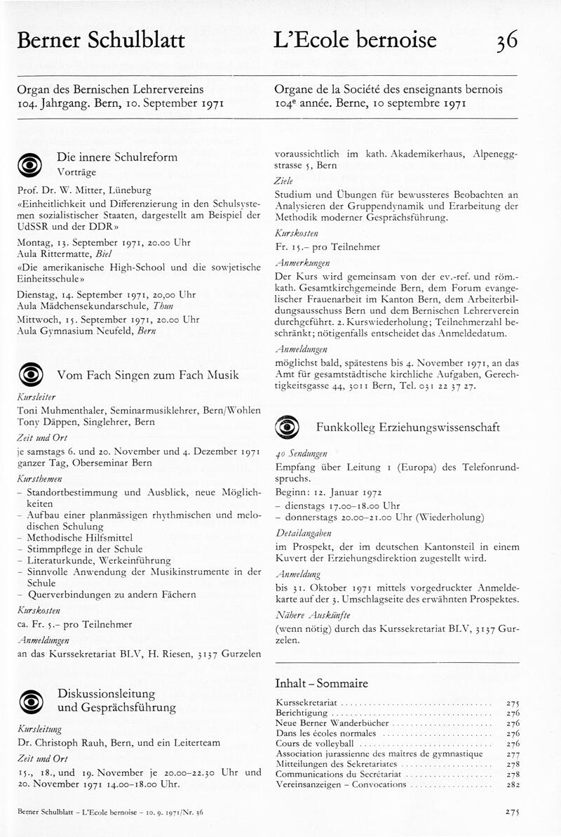 Buchumschlag - Heft 36