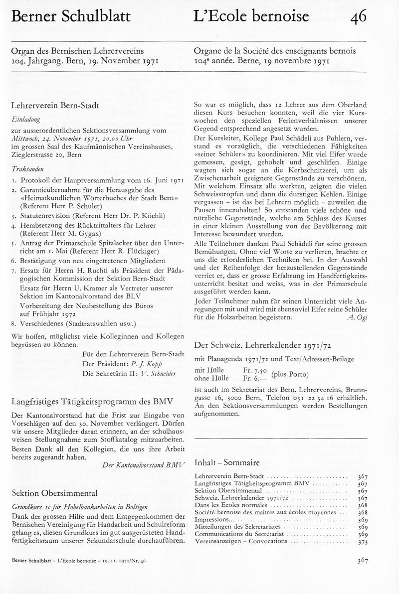 Buchumschlag - Heft 46