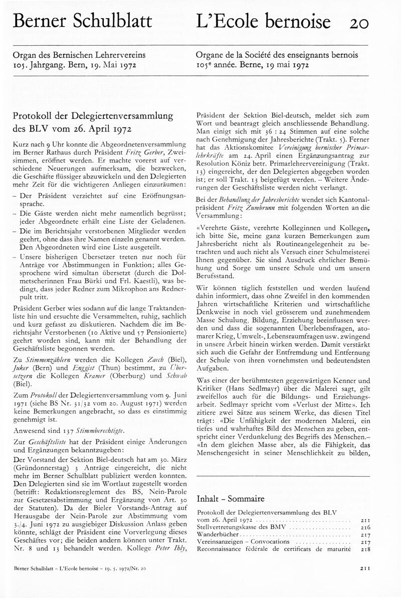 Buchumschlag - Heft 20