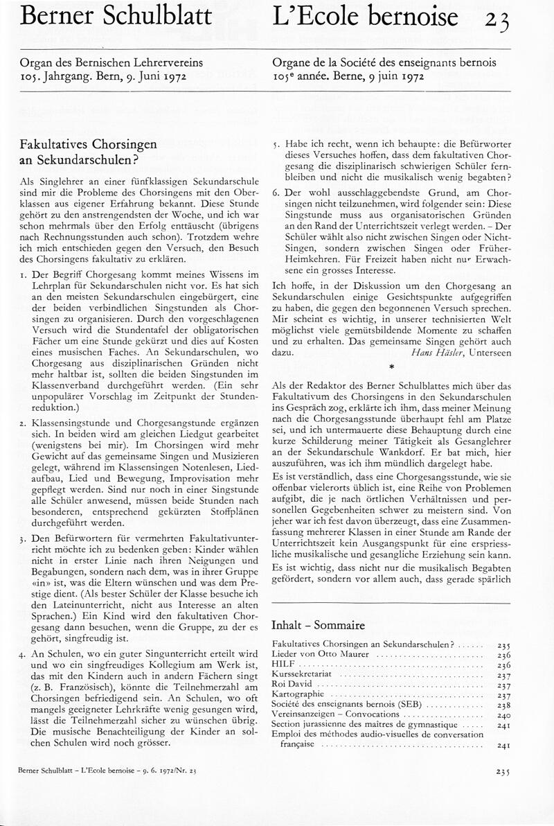 Buchumschlag - Heft 23