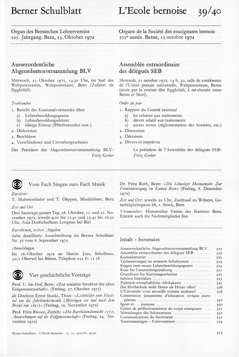 Buchumschlag - Heft 39-40