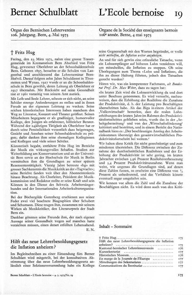 Buchumschlag - Heft 19