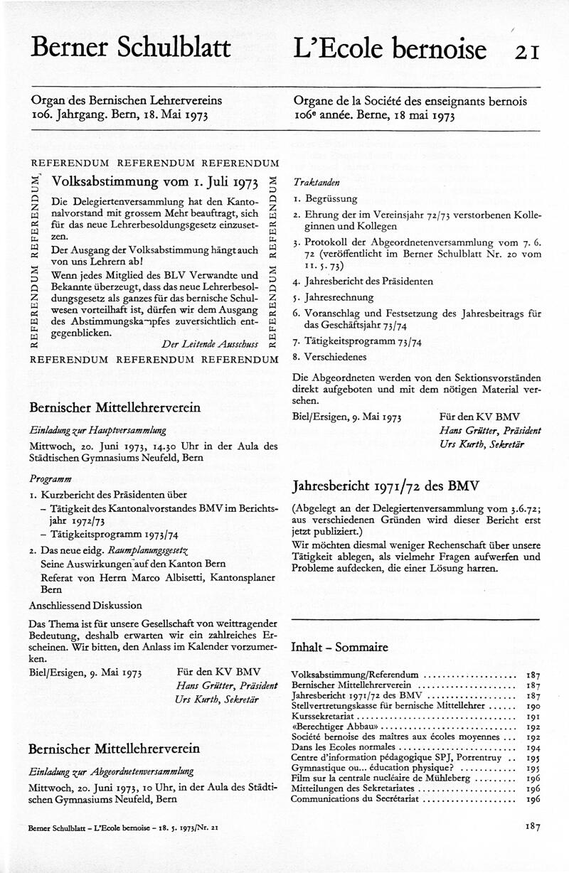 Buchumschlag - Heft 21