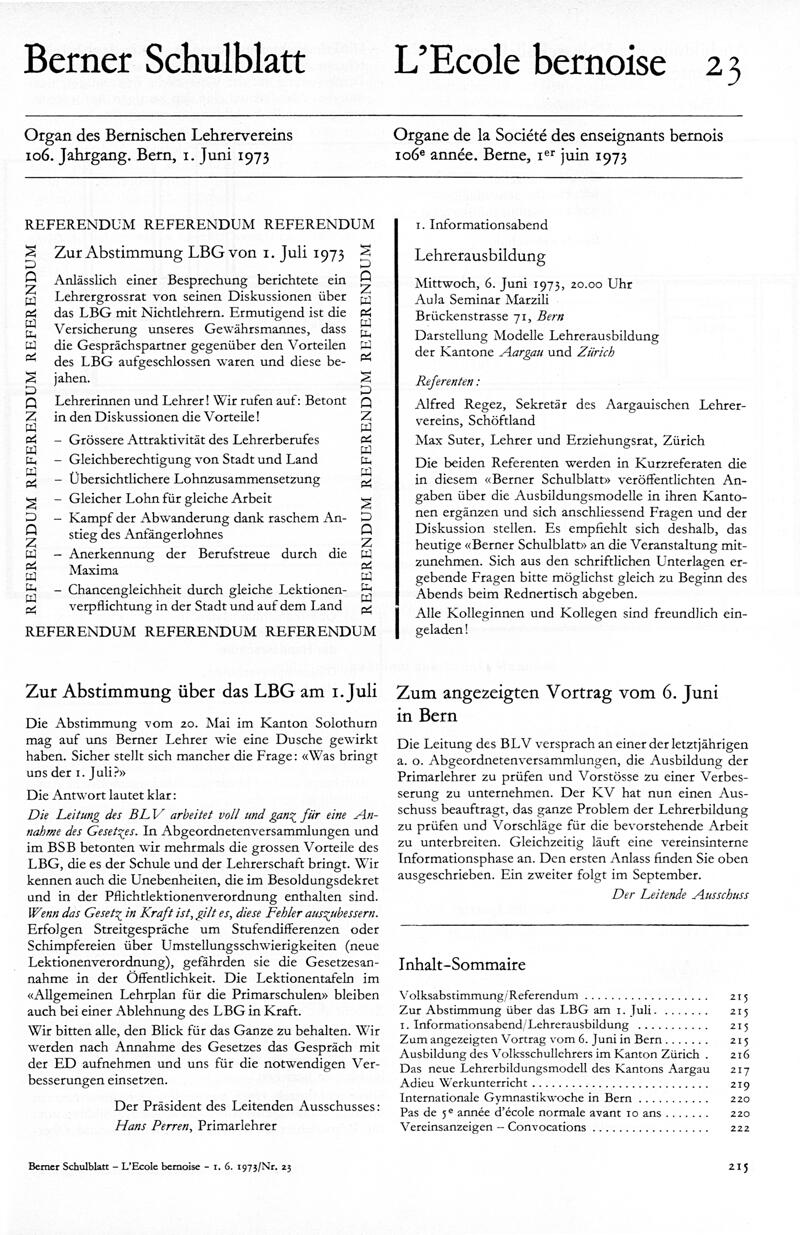 Buchumschlag - Heft 23