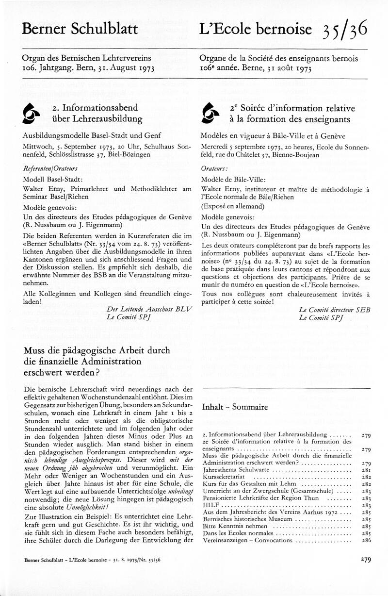 Buchumschlag - Heft 35-36