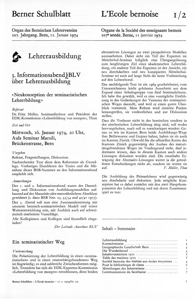 Buchumschlag - Heft 1-2