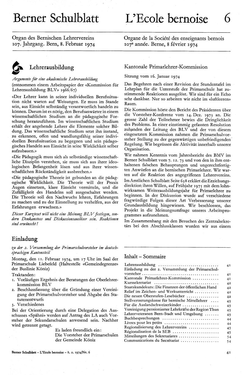 Buchumschlag - Heft 6