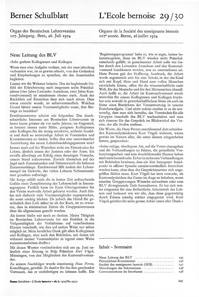 Buchumschlag - Heft 29-30