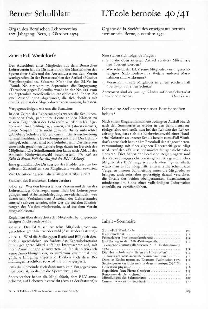 Buchumschlag - Heft 40-41