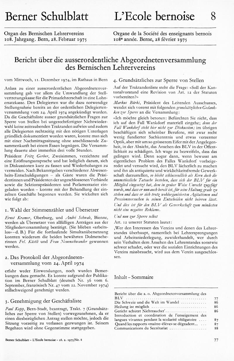 Buchumschlag - Heft 8