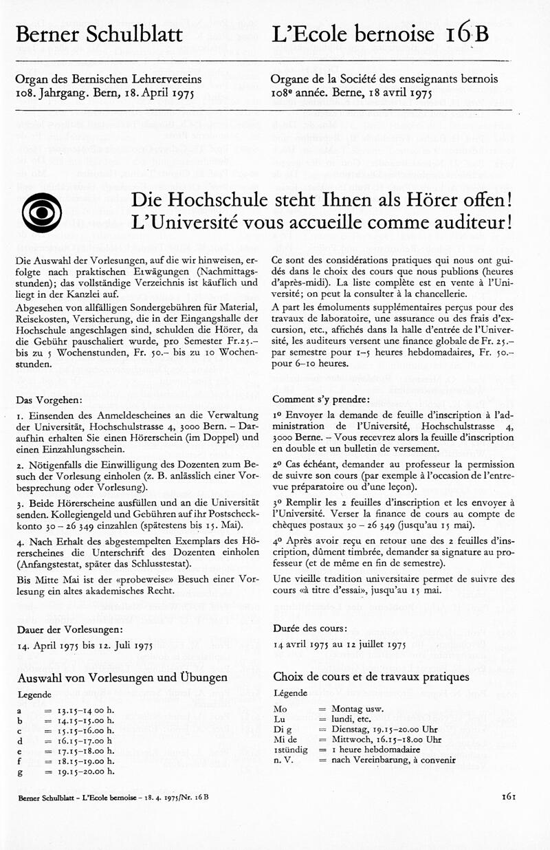 Buchumschlag - Heft 16B