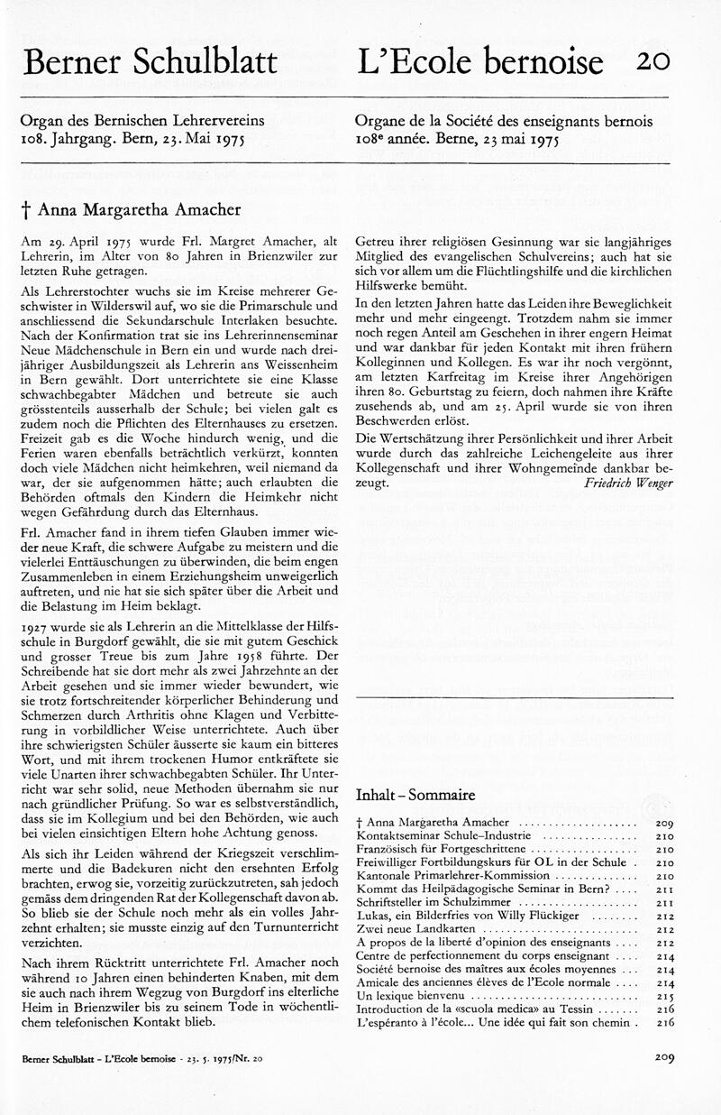 Buchumschlag - Heft 20