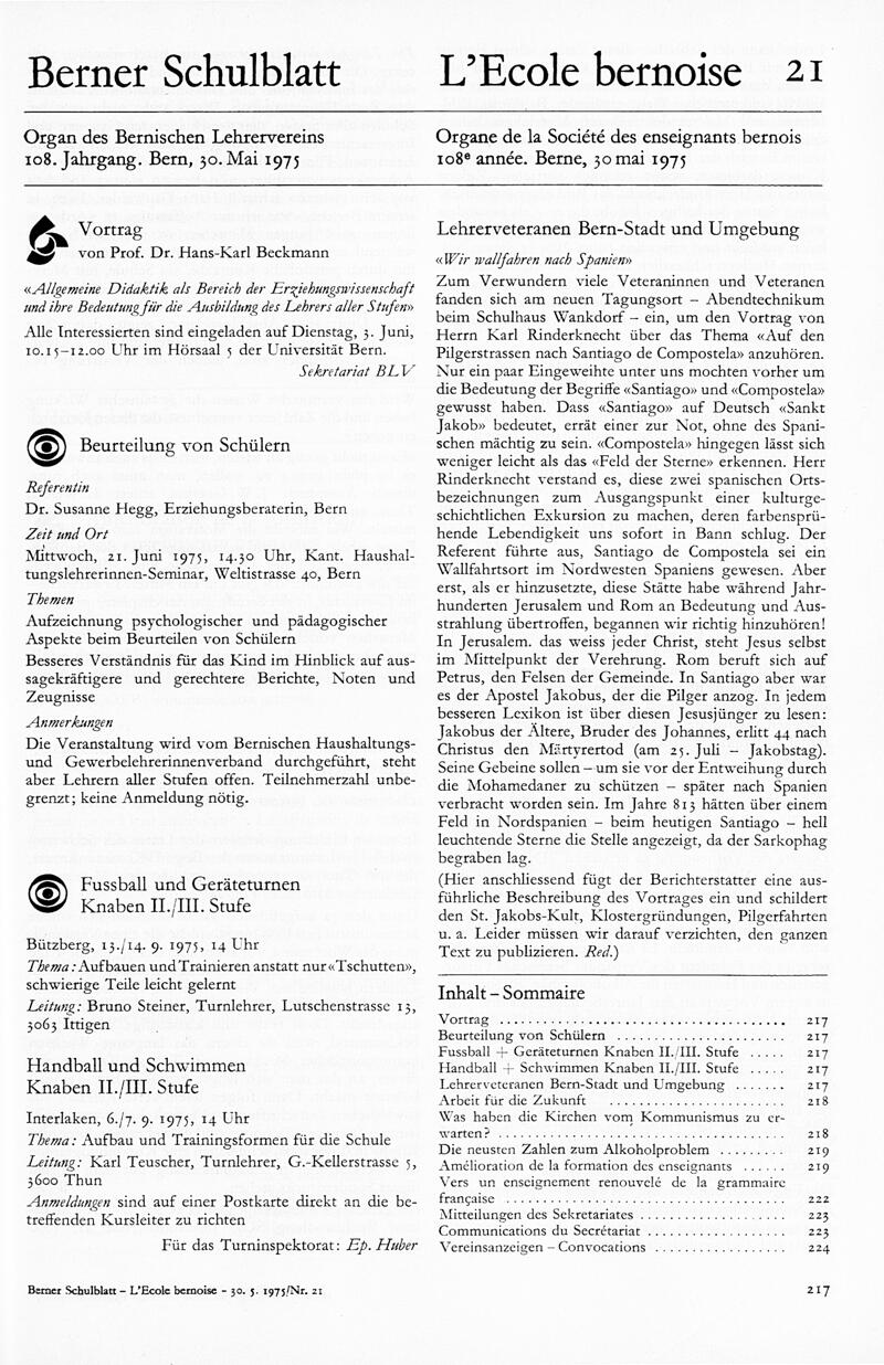 Buchumschlag - Heft 21