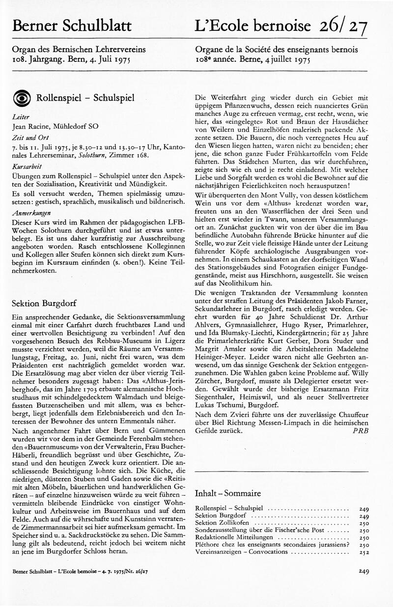 Buchumschlag - Heft 26-27