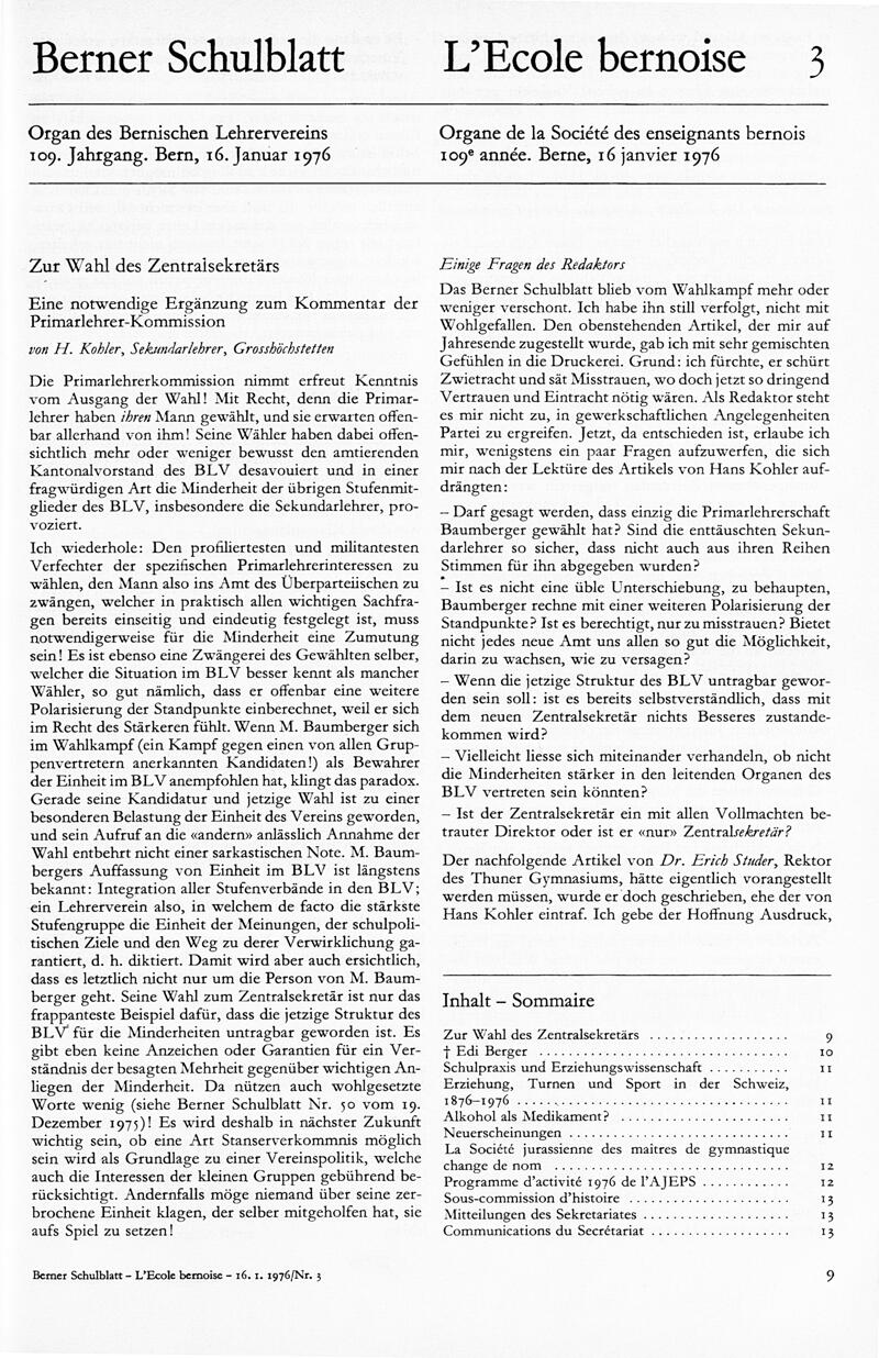 Buchumschlag - Heft 3