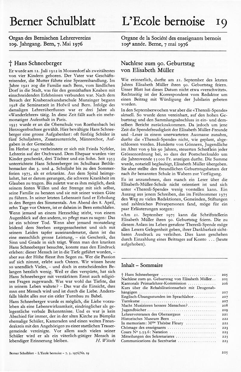 Buchumschlag - Heft 19