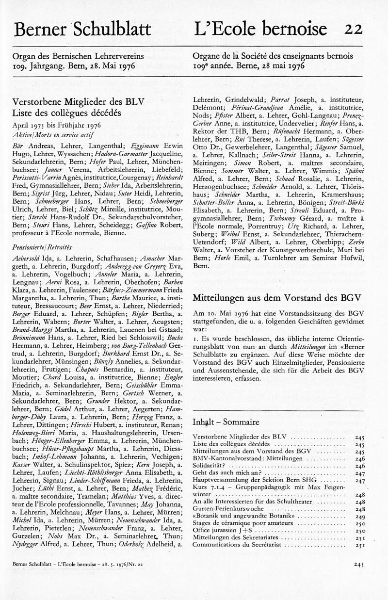 Buchumschlag - Heft 22