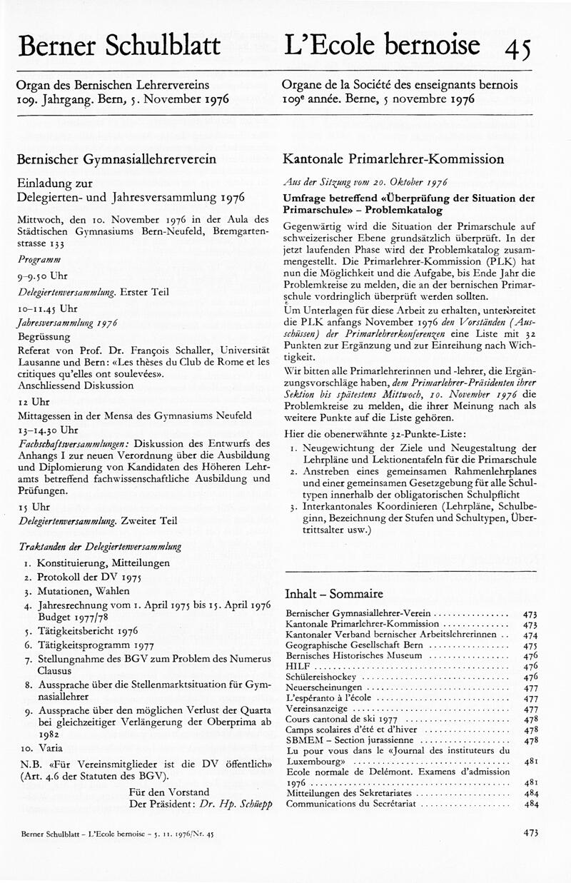 Buchumschlag - Heft 45