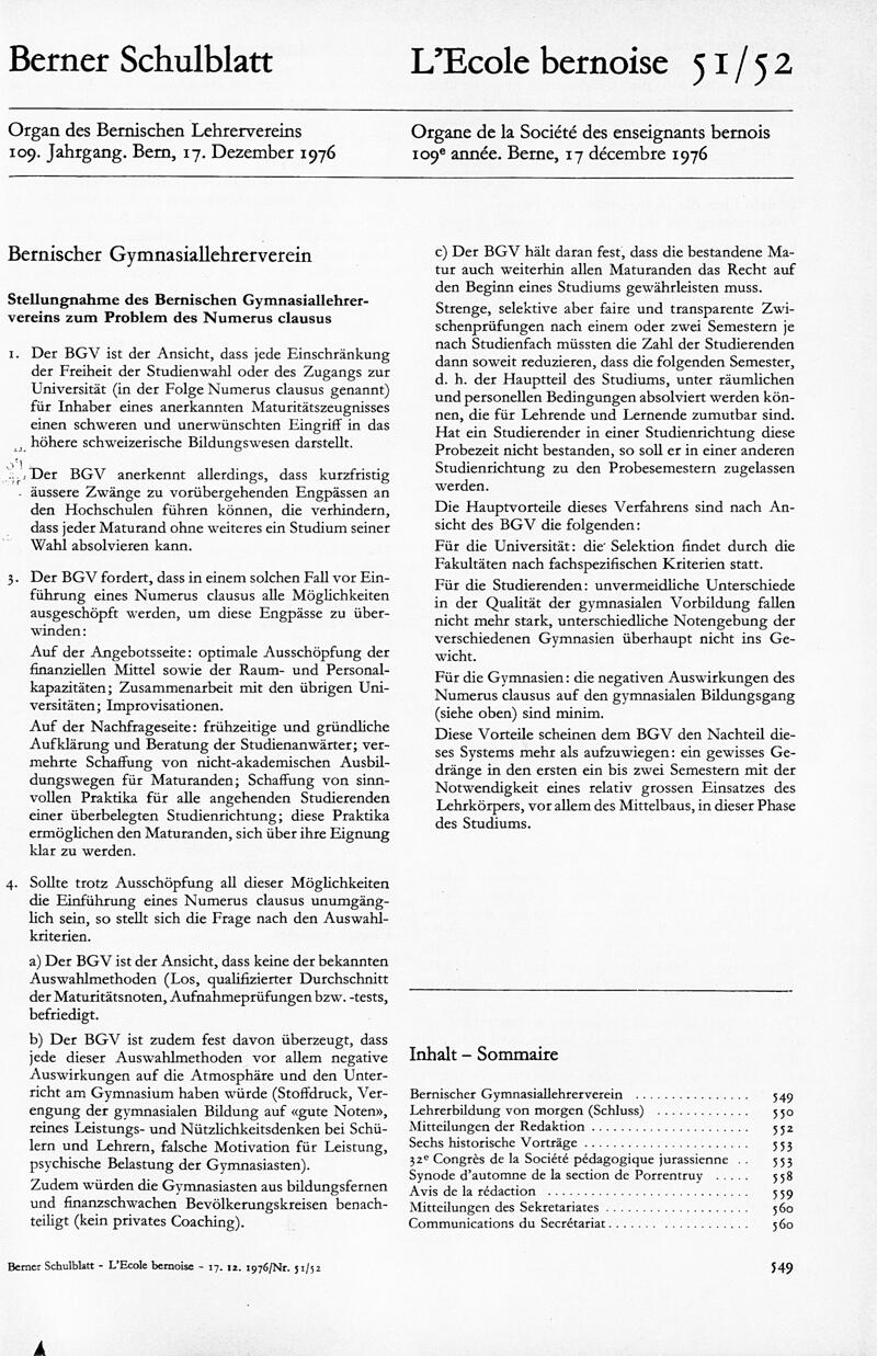 Buchumschlag - Heft 51-52