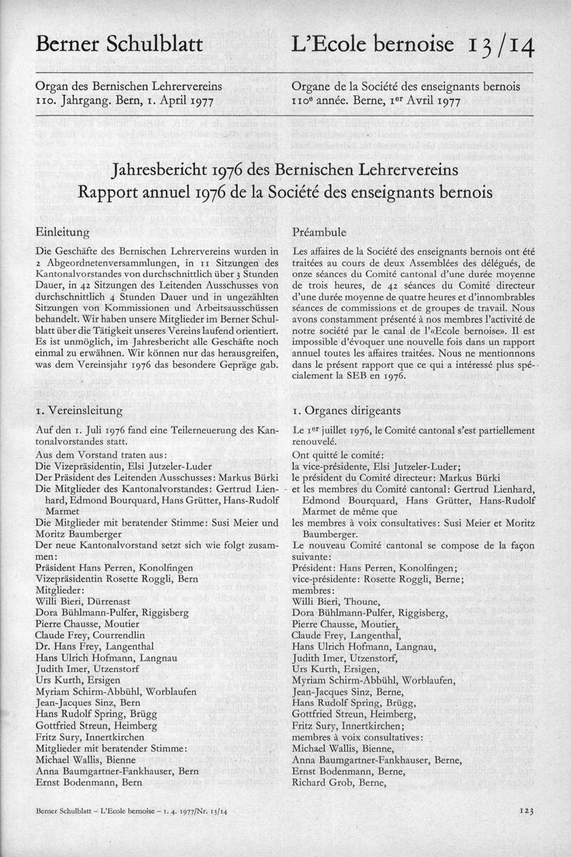 Buchumschlag - Heft 13-14