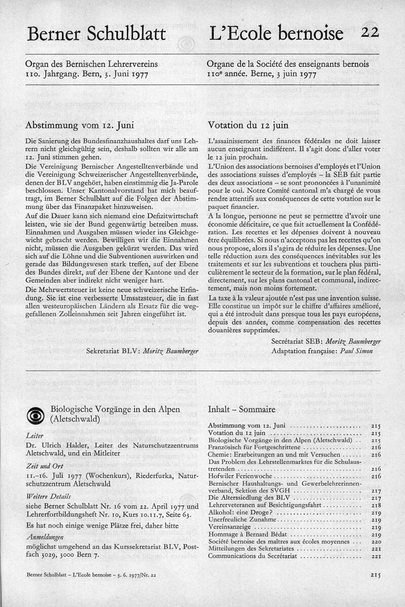 Buchumschlag - Heft 22