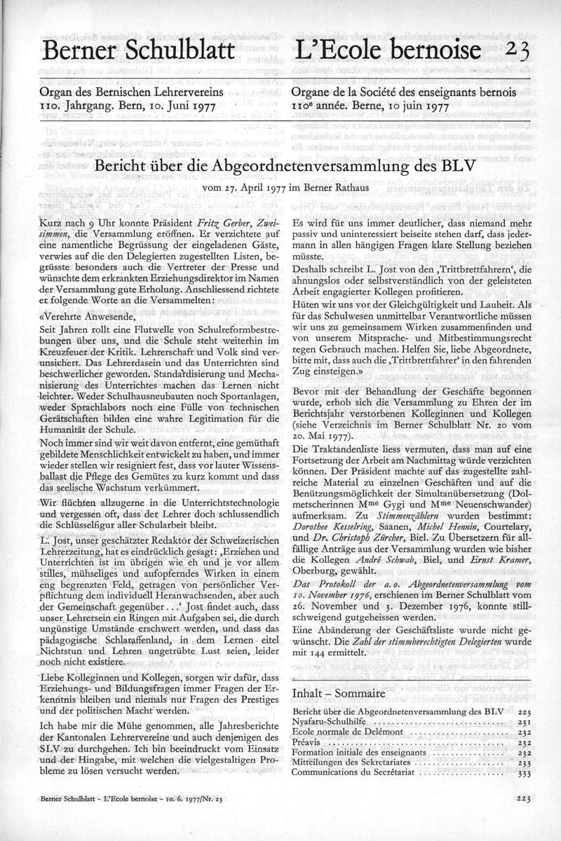 Buchumschlag - Heft 23