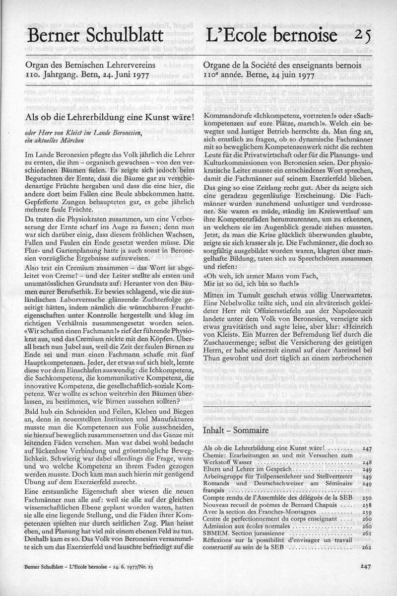 Buchumschlag - Heft 25