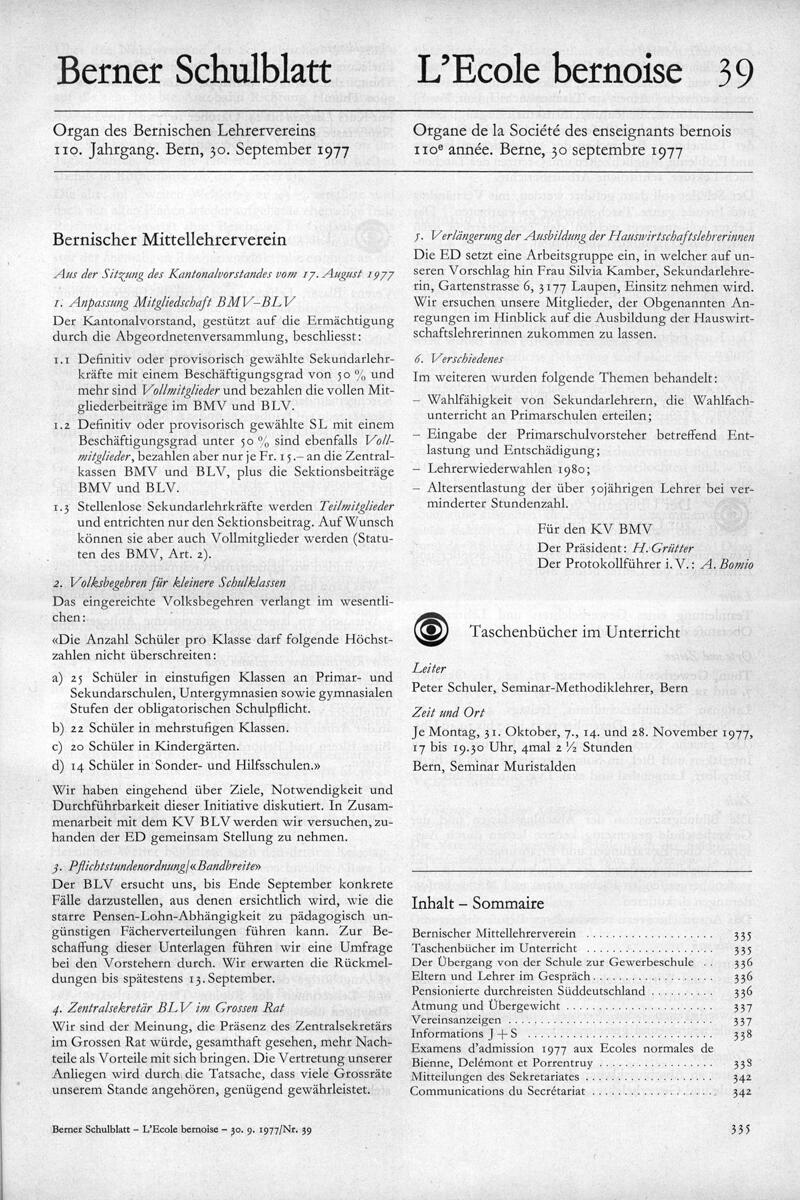 Buchumschlag - Heft 39