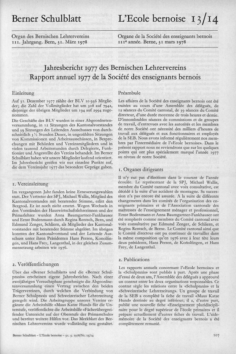 Buchumschlag - Heft 13-14