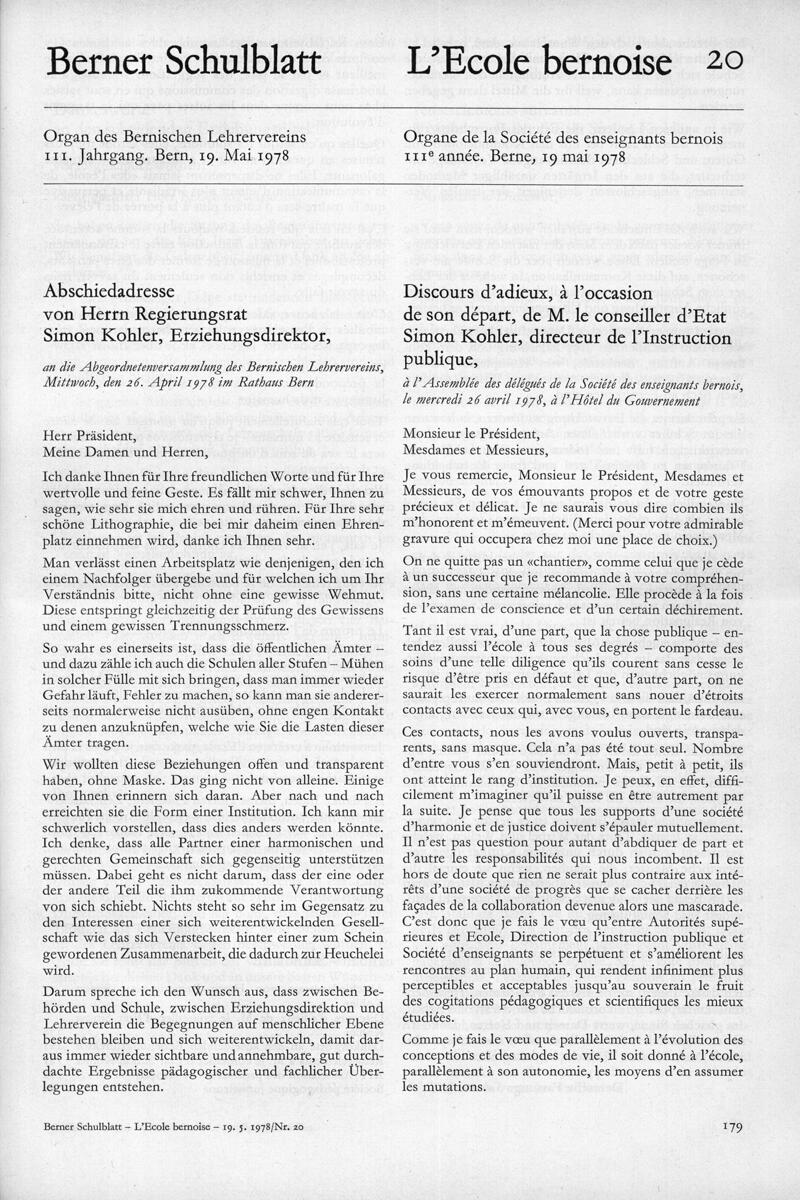 Buchumschlag - Heft 20