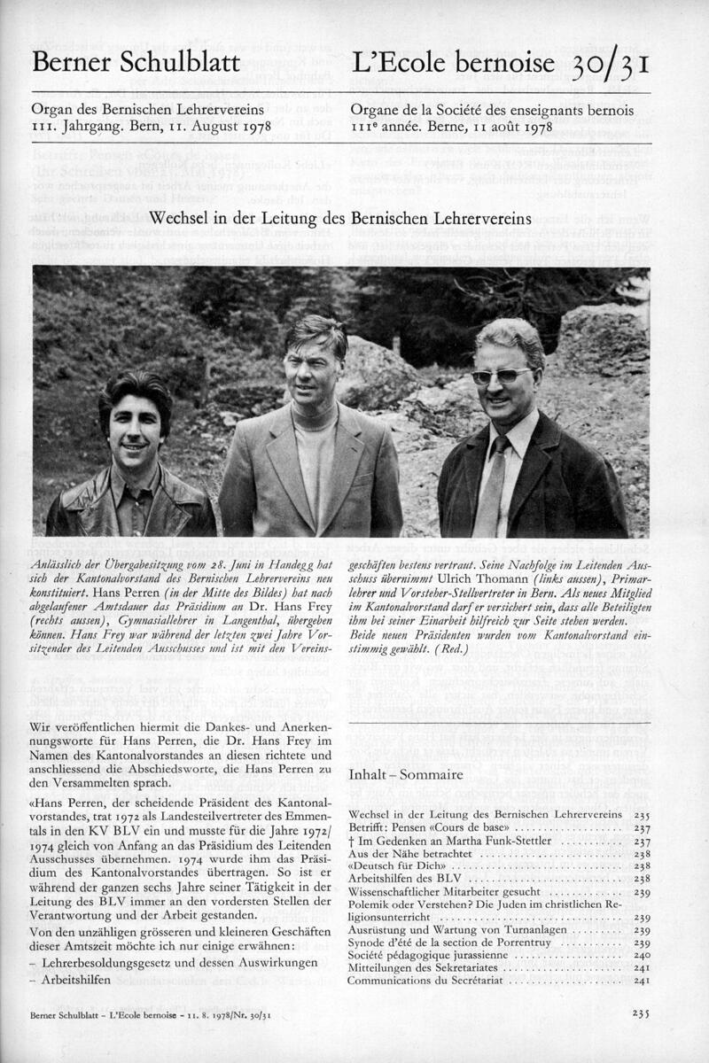 Buchumschlag - Heft 30-31