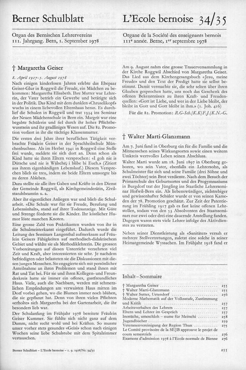 Buchumschlag - Heft 34-35