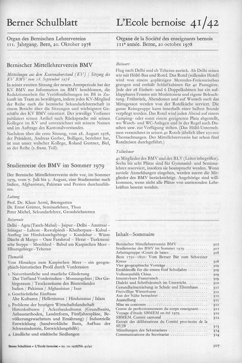 Buchumschlag - Heft 41-42