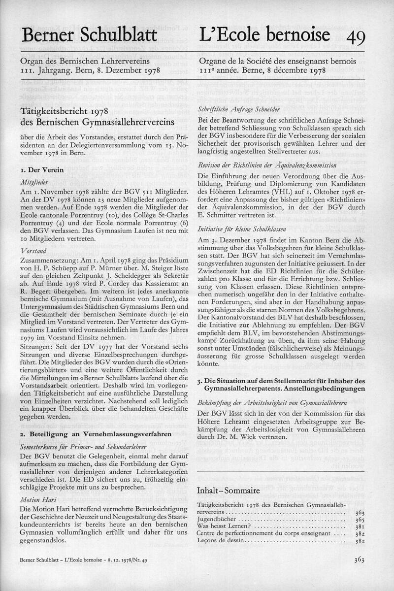 Buchumschlag - Heft 49